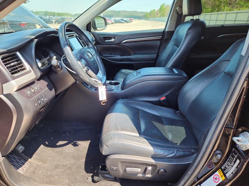 2016 Toyota Highlander VIN 5TDDKRFH8GS246038 COPART salvage auction — REAR END, Ny - Mv-907A Salvage Certificate, sold $10,700 on 2026-07-06 (photo 7)