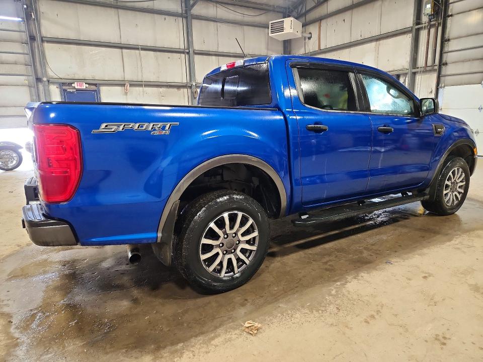 2019 Ford Ranger VIN 1FTER4FH4KLA43080 COPART salvage auction — MINOR DENT/SCRATCHES, On - Permit No Brand - Unfit (P), sold $17,850 on 2026-07-03 (photo 3)