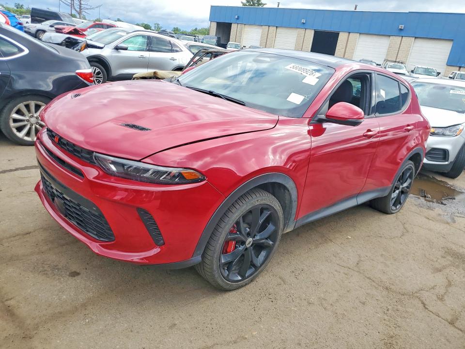 2023 Dodge Hornet VIN ZACNDFBN5P3A04529 COPART salvage auction — FRONT END, Mi - Certificate Of Title, sold $6,100 on 2026-07-09 (photo 1)