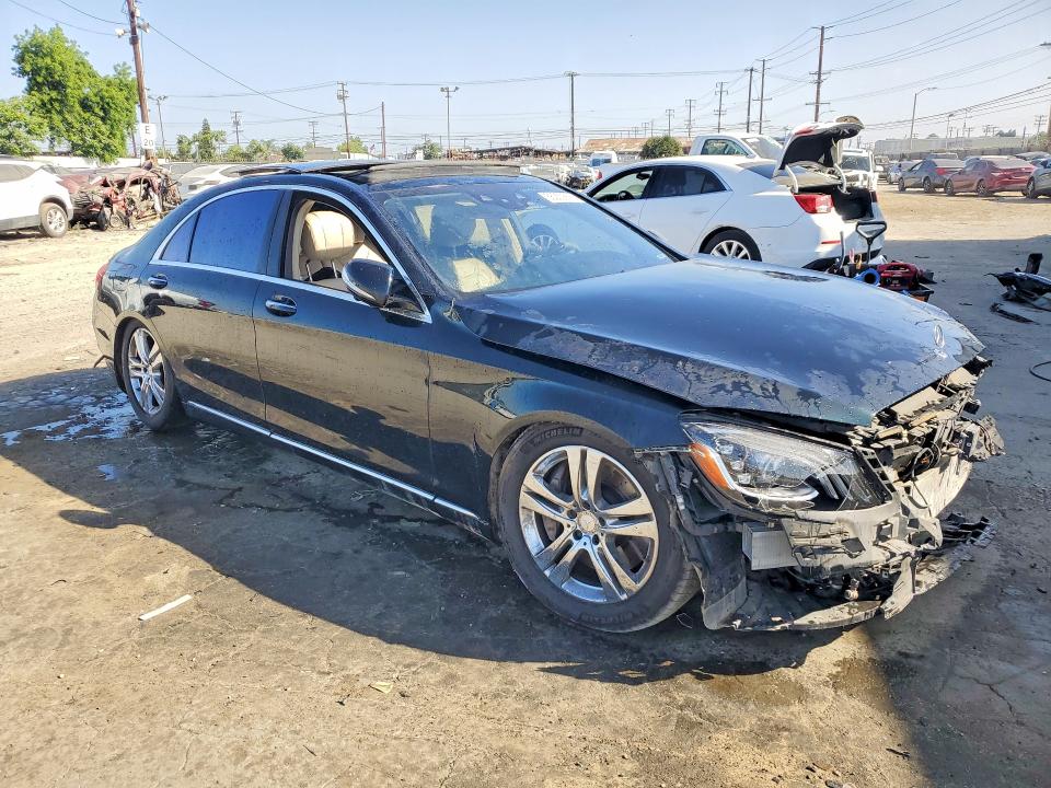 2018 Mercedes-benz S-klasse VIN WDDUG6GB9JA354737 COPART salvage auction — FRONT END, Ca - Salvage Certificate, sold $7,400 on 2026-07-16 (photo 4)