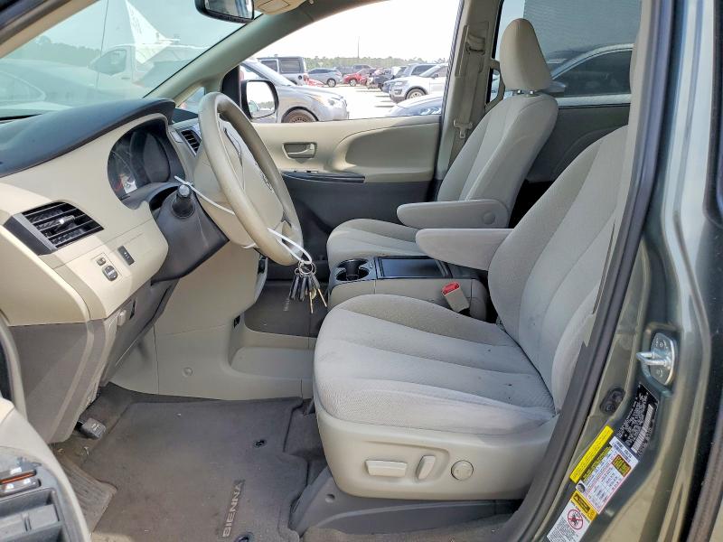 2013 Toyota Sienna VIN 5TDKK3DCXDS386504 COPART salvage auction — FRONT END, TX - SALVAGE VEHICLE TITLE (P), sold $1,650 on 2026-07-17 (photo 7)