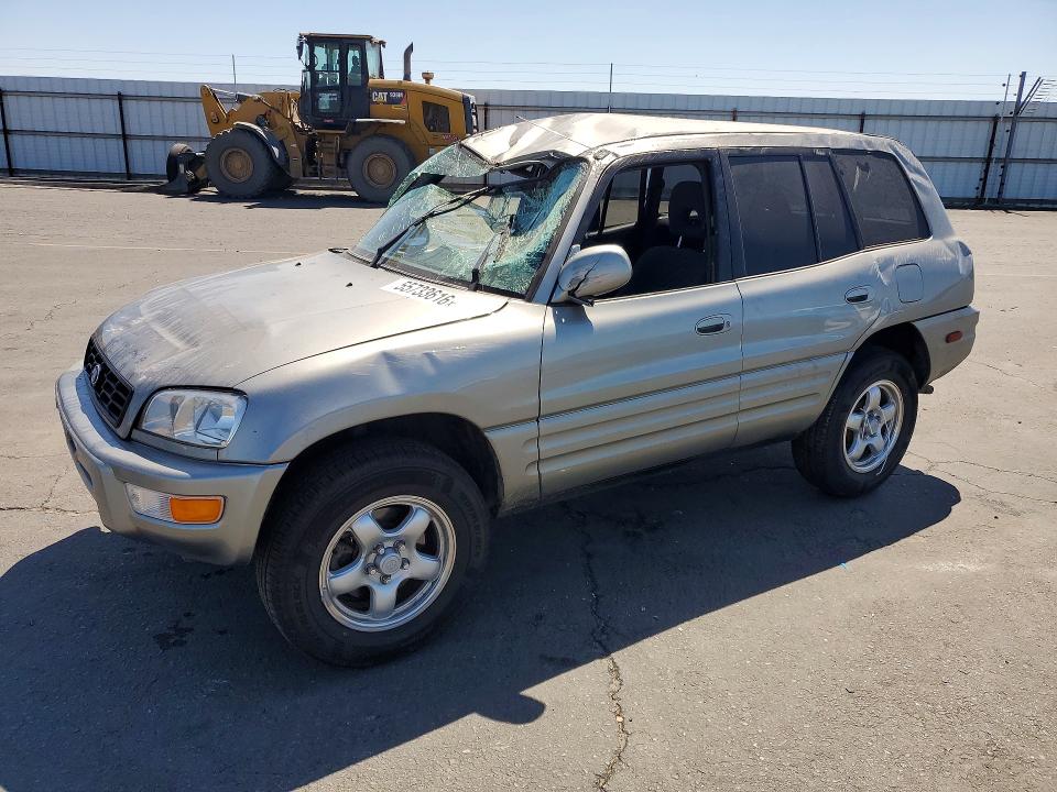 1999 Toyota Rav 4 VIN JT3HP10V1X7133260 COPART salvage auction — ROLLOVER, Ca - Salvage Certificate, sold $450 on 2026-07-16 (photo 1)