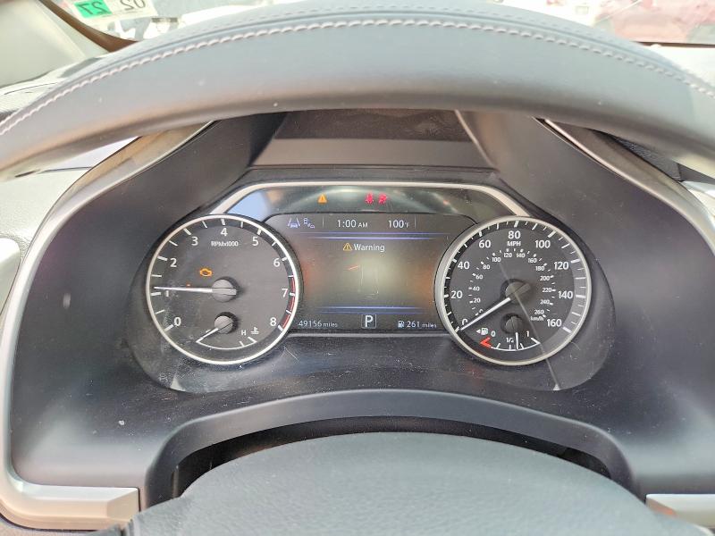 2022 Nissan Murano VIN 5N1AZ2BJ9NC126970 COPART salvage auction — FRONT END, Tx - Salvage Vehicle Title, sold $7,400 on 2026-07-21 (photo 9)