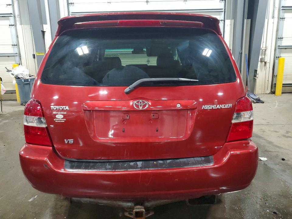 2007 Toyota Highlander VIN JTEDP21A370140310 COPART salvage auction — SIDE, Mn - Cert Of Title-Prior Salvage, sold $600 on 2026-07-14 (photo 6)