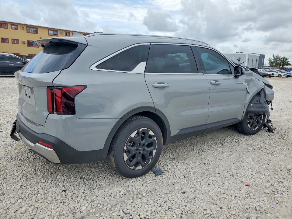 2026 Kia Sorento VIN 5XYRL4JC7TG437863 COPART salvage auction — FRONT END, Fl - Certificate Of Destruction, sold $350 on 2026-07-28 (photo 3)