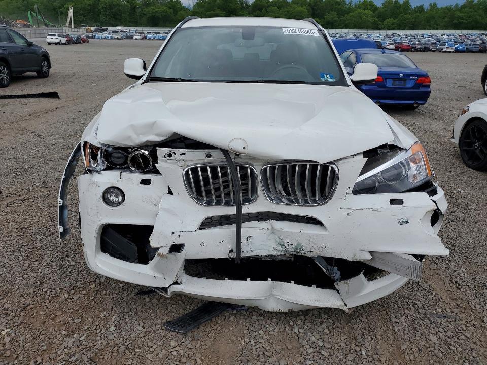 2014 BMW VIN 5UXWX7C52E0E75566 COPART salvage auction — FRONT END, Nj - Cert Of Title-Salvage, sold $350 on 2026-07-28 (photo 5)