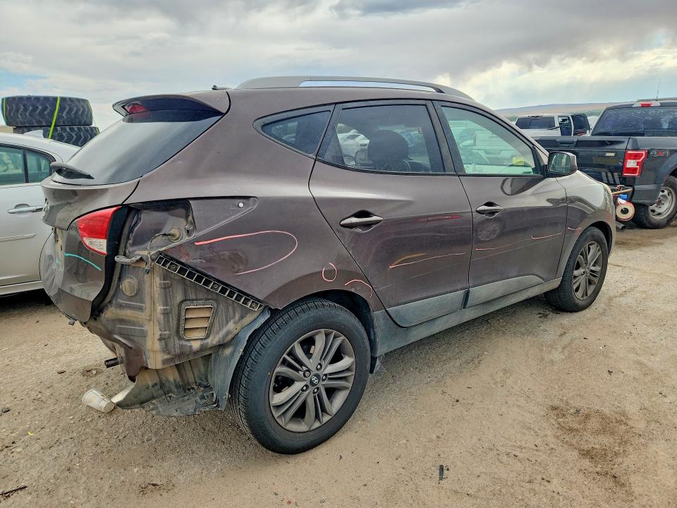 2014 Hyundai Tucson VIN KM8JU3AG5EU862020 COPART salvage auction — REAR END, Nm - Cert Of Title-Salvage, sold $1,200 on 2026-07-13 (photo 3)