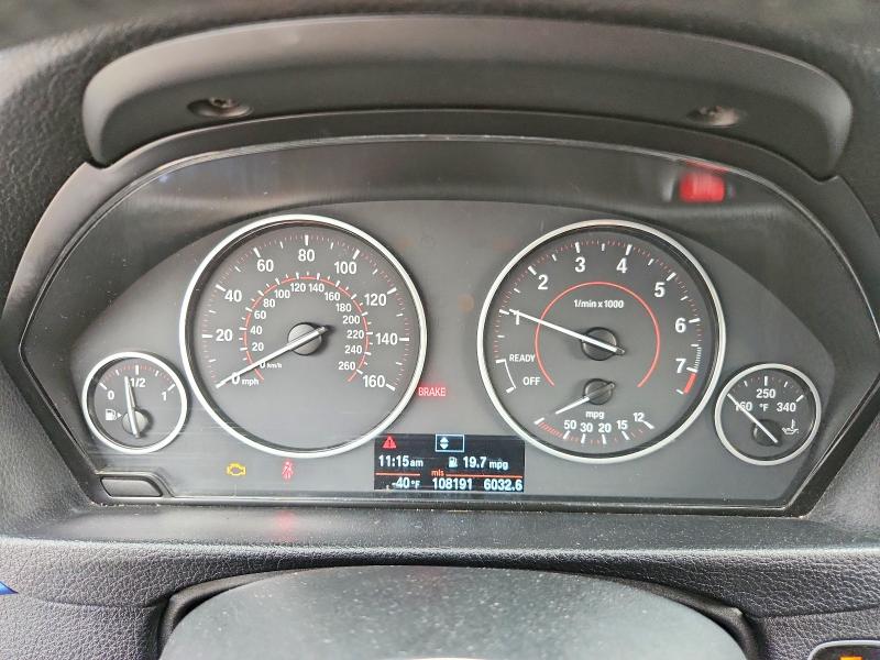 2013 BMW 3er VIN WBA3A5C5XDJ584600 COPART salvage auction — FRONT END, Ar - Cert Of Title-Salvage, sold $2,400 on 2026-08-03 (photo 9)