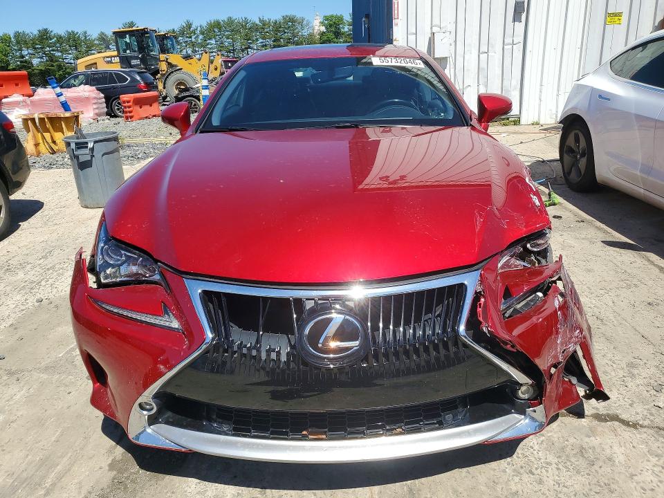 2017 Lexus Rc VIN JTHSM5BCXH5002854 COPART salvage auction — FRONT END, Nj - Cert Of Title-Salvage, sold $7,900 on 2026-07-26 (photo 5)