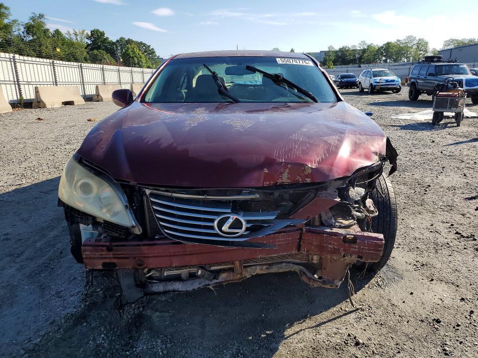 2008 Lexus ES VIN JTHBJ46G882267631 COPART salvage auction — FRONT END, Sc - Cert Of Title-Salvage, sold $200 on 2026-07-13 (photo 5)