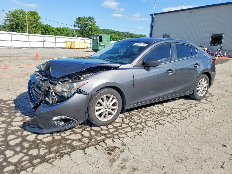 2016 Mazda 3 VIN JM1BM1U77G1333116 COPART salvage auction — FRONT END, Tn - Salvage Certificate, sold $450 on 2026-07-13 (photo 1)