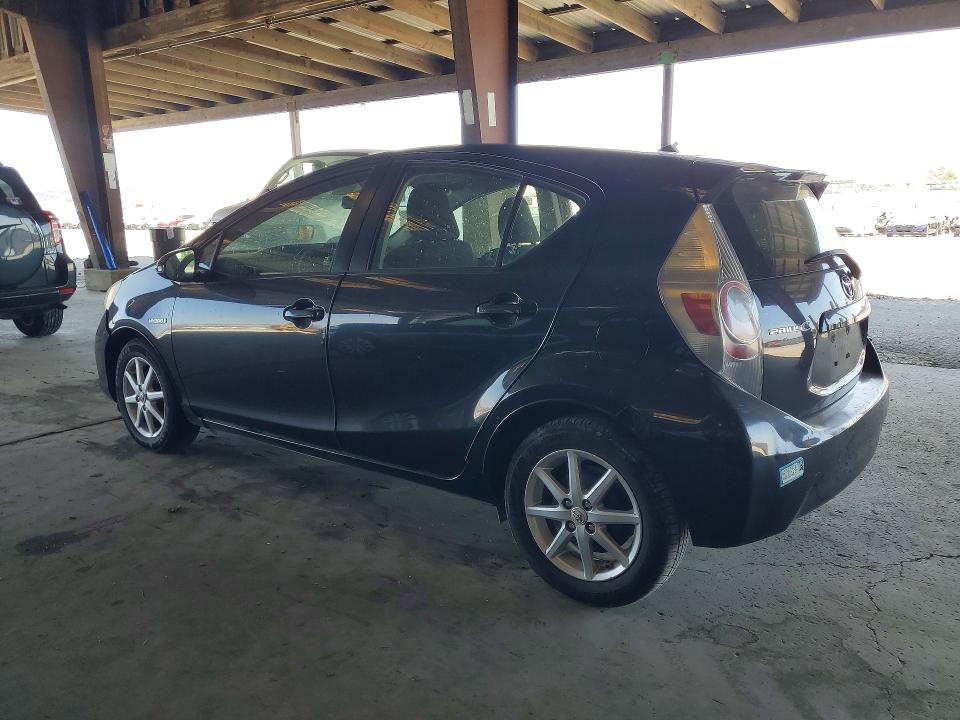 2014 Toyota Prius c VIN JTDKDTB31E1060165 COPART salvage auction — VANDALISM, CA - SALVAGE CERTIFICATE, sold $875 on 2026-07-16 (photo 2)