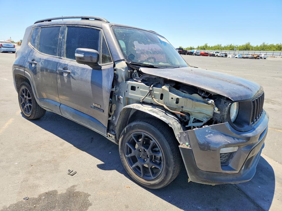 2020 Jeep Renegade VIN ZACNJBBB0LPL07239 COPART salvage auction — FRONT END, Ca - Salvage Certificate, sold $2,600 on 2026-08-06 (photo 4)