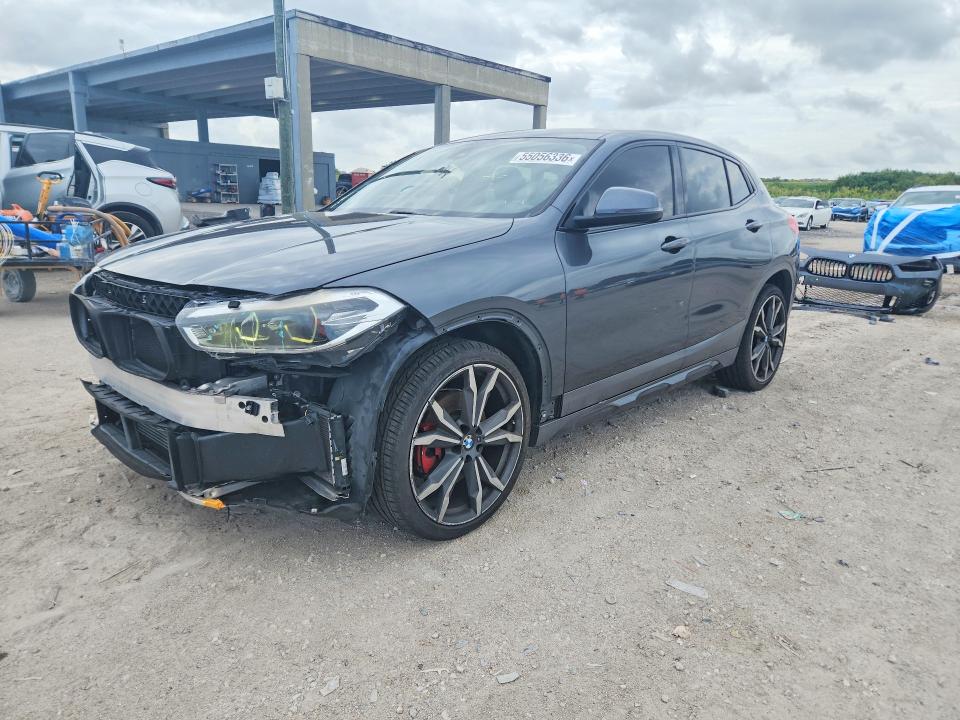 2018 BMW X2 VIN WBXYJ3C34JEJ75754 COPART salvage auction — FRONT END, Fl - Cert Of Title Slvg Rebuildable, sold $5,400 on 2026-07-07 (photo 1)
