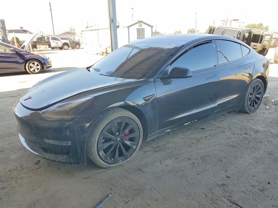 2021 Tesla VIN 5YJ3E1EB9MF089511 COPART salvage auction — VANDALISM, Salvage Title, sold $8,000 on 2026-07-16 (photo 1)