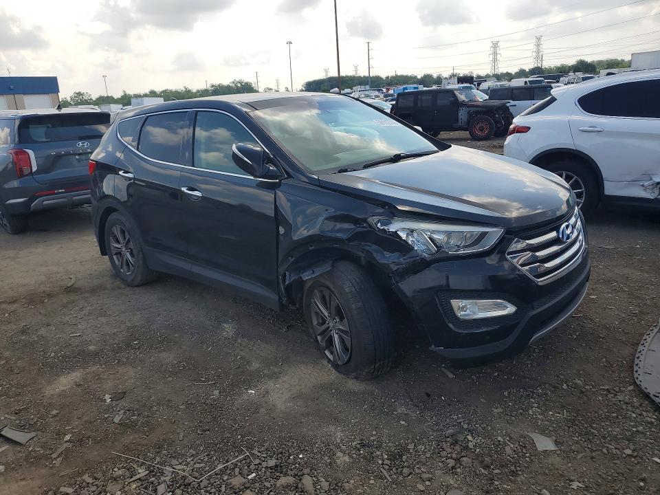 2013 Hyundai Santa fe VIN 5XYZU3LB9DG070266 COPART salvage auction — FRONT END, Mi - Cert Of Title-Rebuilt Salvage, sold $2,350 on 2026-07-07 (photo 4)