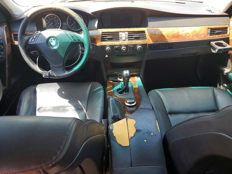 2007 BMW 5 series VIN WBANE53557CW67812 COPART salvage auction — MECHANICAL, Fl - Certificate Of Title, sold $400 on 2026-07-02 (photo 8)
