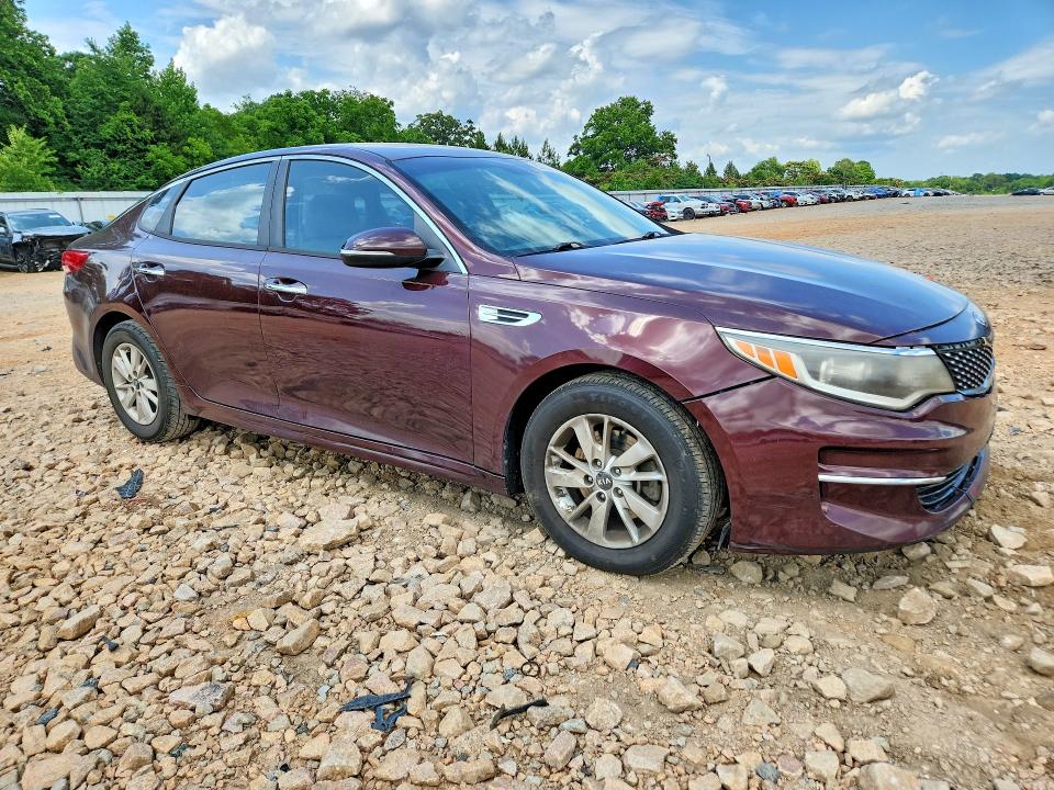 2016 Kia VIN 5XXGT4L31GG104492 COPART salvage auction — DAMAGE HISTORY, Nc - Dealer Only Salvage Title, sold $925 on 2026-07-27 (photo 4)