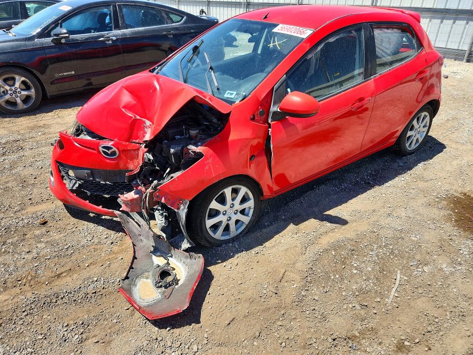 2011 Mazda 2 VIN JM1DE1HZ7B0102099 COPART salvage auction — FRONT END, NV - SALVAGE TITLE, sold $225 on 2026-07-16 (photo 1)