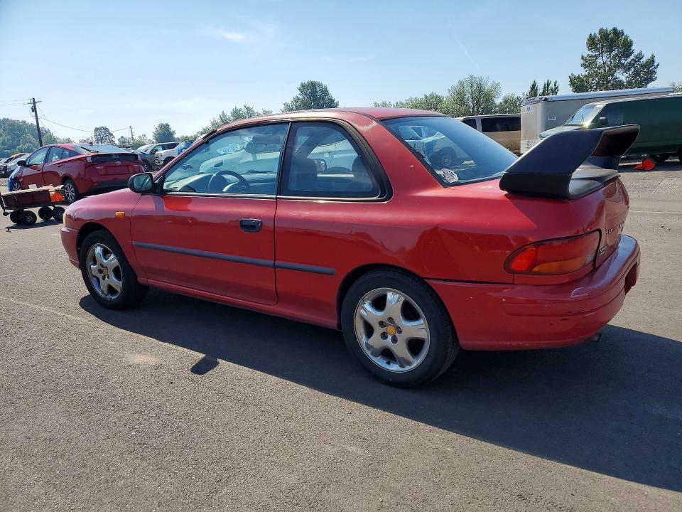 1997 Subaru Impreza VIN JF1GM4353VH401459 COPART salvage auction — REAR END, Or - Salvage Title Certificate, sold $3,500 on 2026-07-22 (photo 2)