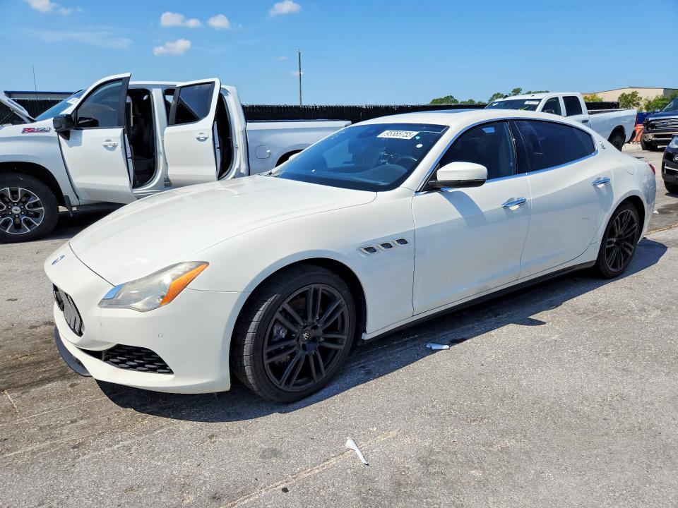 2017 Maserati Quattroporte VIN ZAM56RPA6H1227590 COPART salvage auction — MINOR DENT/SCRATCHES, Fl - Certificate Of Title (P), sold $5,400 on 2026-07-16 (photo 1)