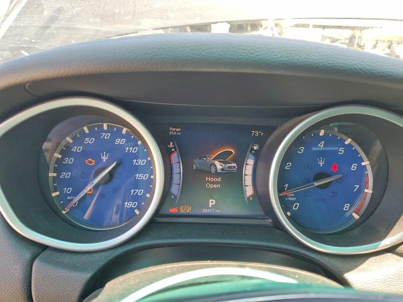 2015 Maserati Ghibli VIN ZAM57XSA4F1141426 COPART salvage auction — MINOR DENT/SCRATCHES, Ca - Dis/Dlr/Exp Only Clean Title (P), sold $4,250 on 2026-07-09 (photo 9)