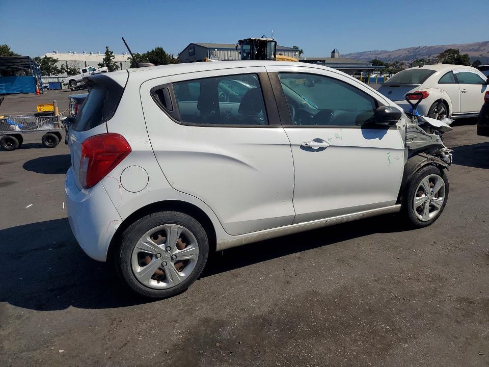 2021 Chevrolet Spark VIN KL8CB6SA7MC707402 COPART salvage auction — FRONT END, Ca - Salvage Certificate, sold $1,550 on 2026-07-07 (photo 3)