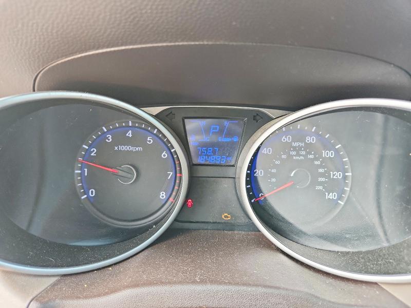 2013 Hyundai Tucson VIN KM8JU3AC6DU562966 COPART salvage auction — REAR END, Ms - Cert Of Title-Salvaged, sold $1,200 on 2026-07-09 (photo 9)