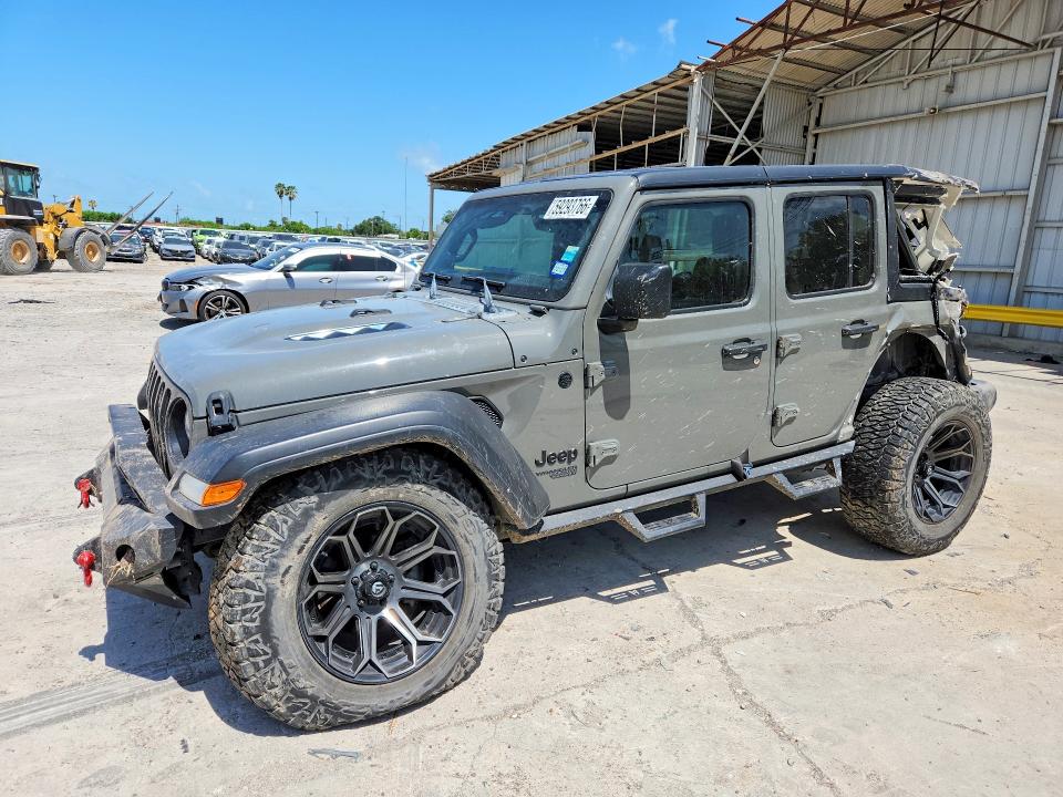 2021 Jeep Wrangler / VIN 1C4HJXDG3MW810757 — COPART salvage auction photo