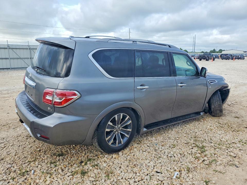 2017 Nissan Armada VIN JN8AY2ND5H9004450 COPART salvage auction — FRONT END, Tx - Certificate Of Title, sold $1,150 on 2026-07-07 (photo 3)