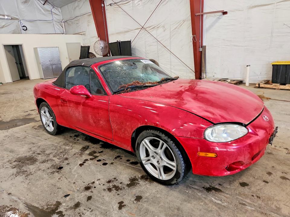 2004 Mazda Mx-5 miata VIN JM1NB353X40407513 COPART salvage auction — FRONT END, Vt - Cert Of Title-Salvage Vehicle, sold $1,800 on 2026-07-13 (photo 4)