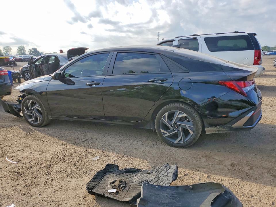 2025 Hyundai Elantra VIN KMHLM4DGXSU968226 COPART salvage auction — UNDERCARRIAGE, On - Permit Salvage, sold $6,200 on 2026-07-14 (photo 2)