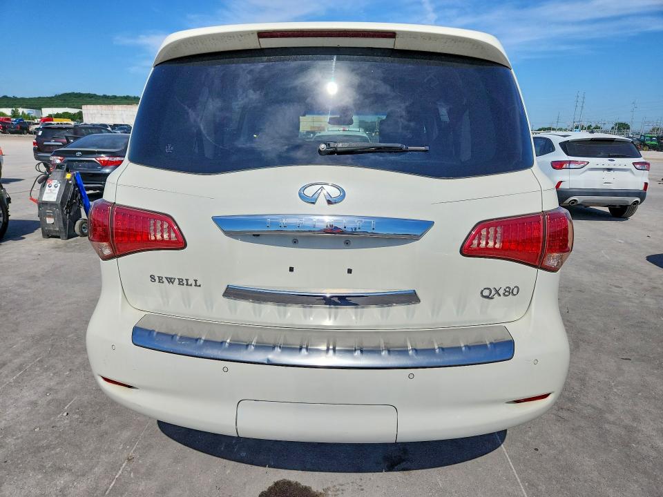 2015 Infiniti Qx80 VIN JN8AZ2NF8F9570260 COPART salvage auction — HAIL, Ok - Certificate Of Title (P), sold $5,600 on 2026-07-06 (photo 6)