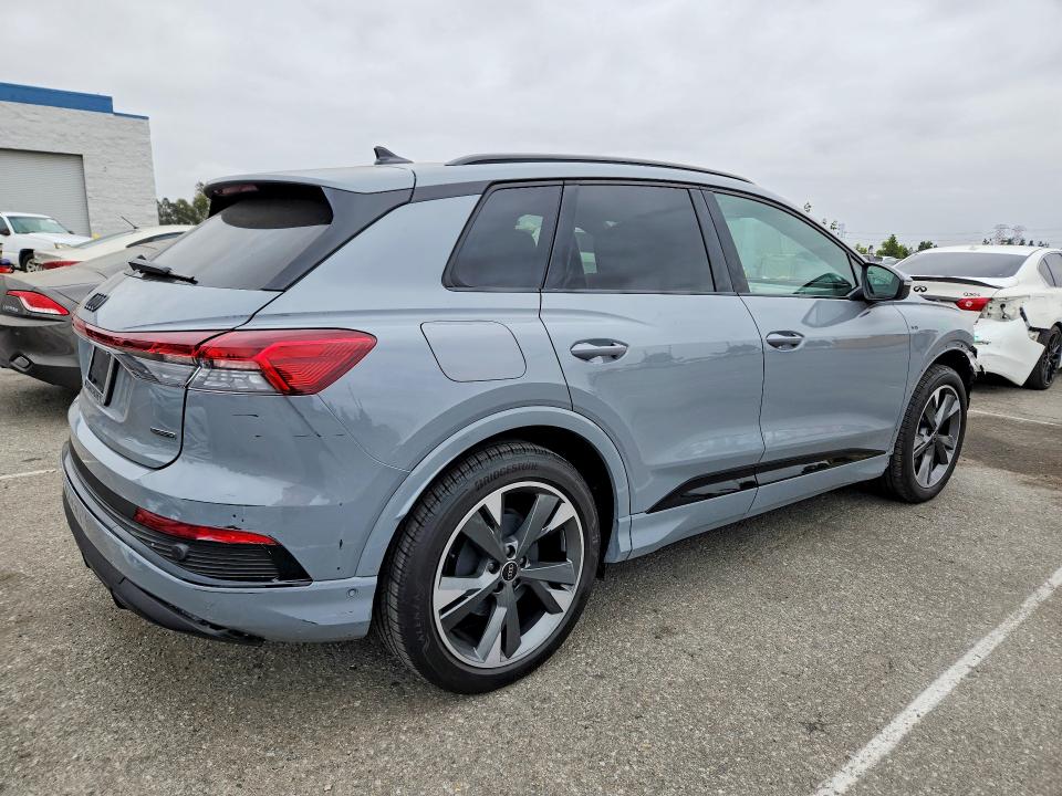 2024 Audi Q4 e-tron VIN WA1LUBFZXRP058912 COPART salvage auction — FRAME DAMAGE, Ca - Salvage Certificate, sold $13,500 on 2026-09-03 (photo 3)