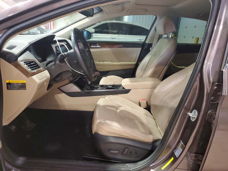 2017 Hyundai Sonata VIN 5NPE34AFXHH481526 COPART salvage auction — ENGINE BURN, Pa - Certificate Of Salvage, sold $925 on 2026-07-02 (photo 7)