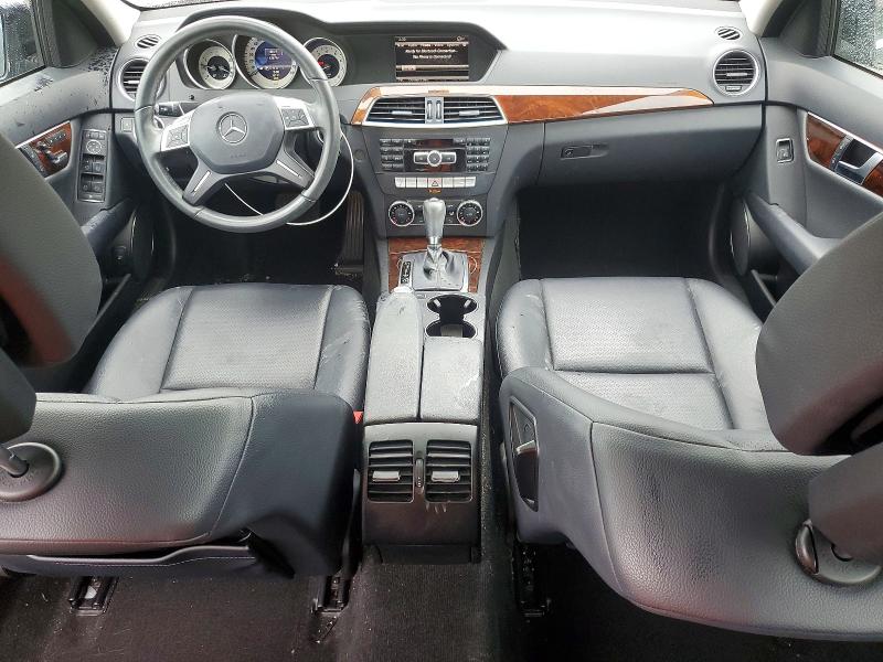 2013 Mercedes-benz C-klasse VIN WDDGF8AB5DR244732 COPART salvage auction — REAR END, KY - CERT OF TITLE-SALVAGE, sold $1,800 on 2026-07-27 (photo 8)