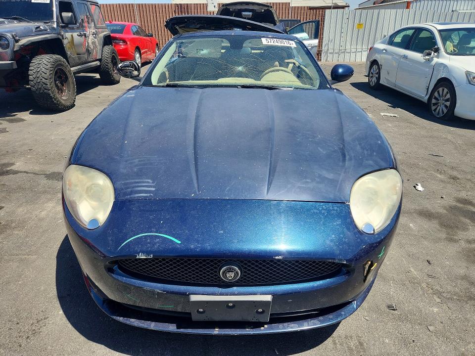 2008 Jaguar Xk VIN SAJWA44B085B26291 COPART salvage auction — ROOF, Nv - Salvage Title, sold $500 on 2026-07-20 (photo 5)