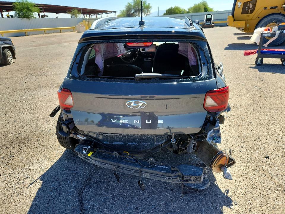 2026 Hyundai VIN KMHRC8A36TU436205 COPART salvage auction — ROLLOVER, AZ - CERT OF TITLE - SALVAGE, sold $1,000 on 2026-07-24 (photo 6)