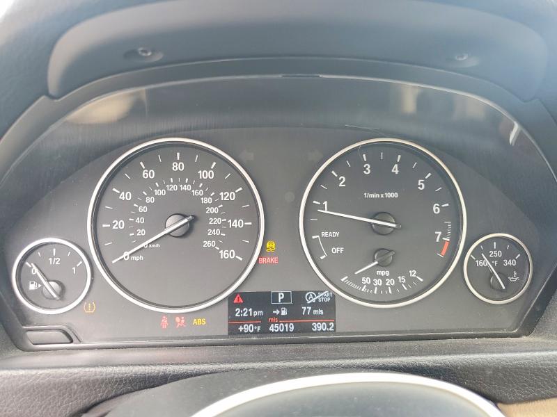 2013 BMW 3er VIN WBA3B3C53DF540183 COPART salvage auction — FRONT END, Ny - Mv-907A Salvage Certificate, sold $2,500 on 2026-07-16 (photo 9)