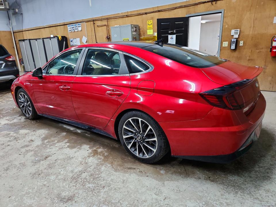 2020 Hyundai Sonata VIN 5NPEH4J27LH010764 COPART salvage auction — REAR END, Mi - Certificate Of Title, sold $4,750 on 2026-07-08 (photo 2)