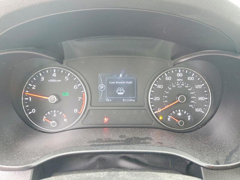 2017 Kia VIN 5XXGT4L34HG155227 COPART salvage auction — FRONT END, Ia - Cert Of Title-Salvage Title, sold $2,150 on 2026-07-17 (photo 9)