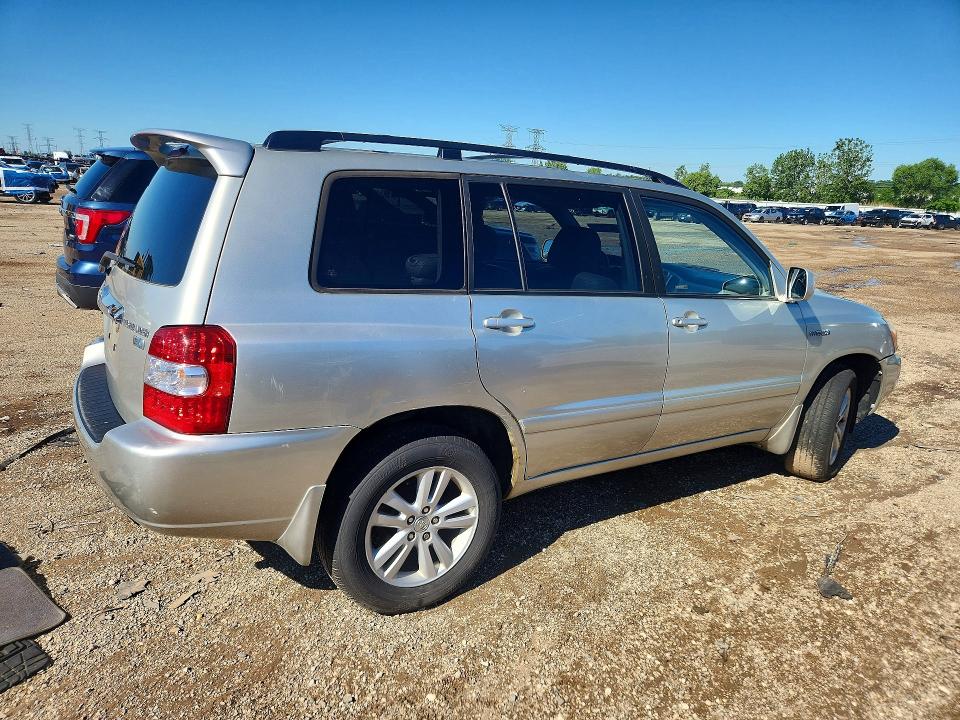 2007 Toyota Highlander hybrid VIN JTEEW21A370045981 COPART salvage auction — HAIL, Il - Salvage Certificate, sold $525 on 2026-07-14 (photo 3)