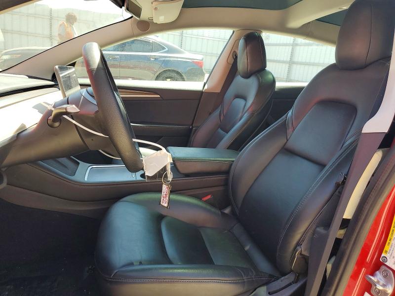 2022 Tesla Model 3 VIN 5YJ3E1EA4NF303829 COPART salvage auction — MECHANICAL, CA - CERTIFICATE OF TITLE, sold $7,500 on 2026-07-08 (photo 7)