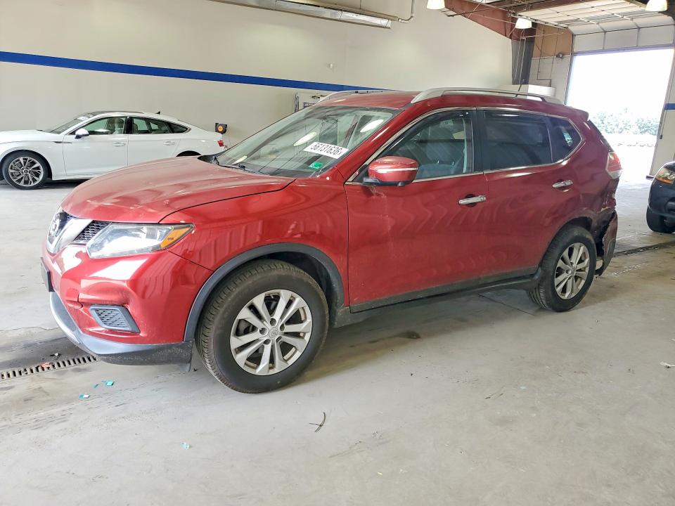 2015 Nissan Rogue VIN KNMAT2MV7FP506034 COPART salvage auction — REAR END, Va - Cert Of Title - Salvage, sold $1,850 on 2026-07-02 (photo 1)