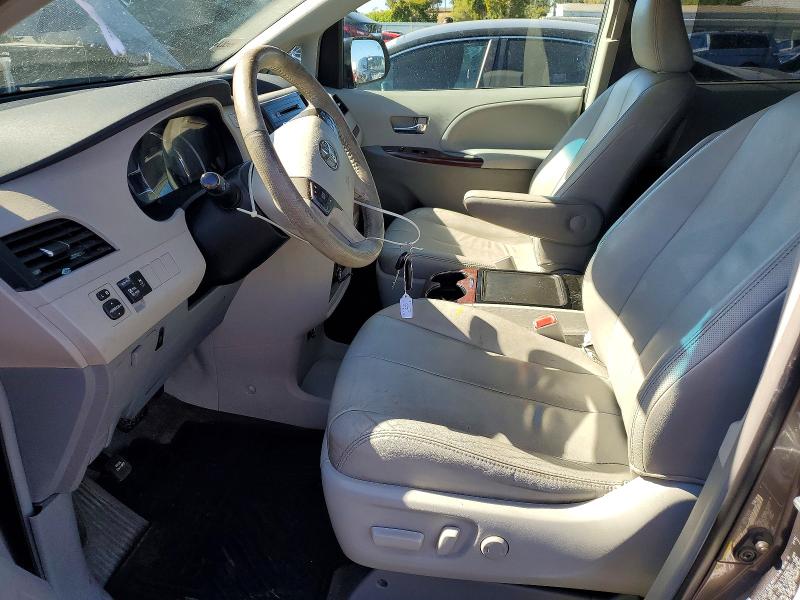 2013 Toyota Sienna VIN 5TDYK3DC9DS395303 COPART salvage auction — FRONT END, Ca - Salvage Certificate, sold $1,100 on 2026-07-08 (photo 7)