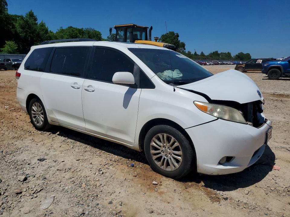2012 Toyota VIN 5TDYK3DC1CS191965 COPART salvage auction — FRONT END, NC - SALVAGE CERTIFICATE OF TITLE, sold $175 on 2026-07-27 (photo 4)