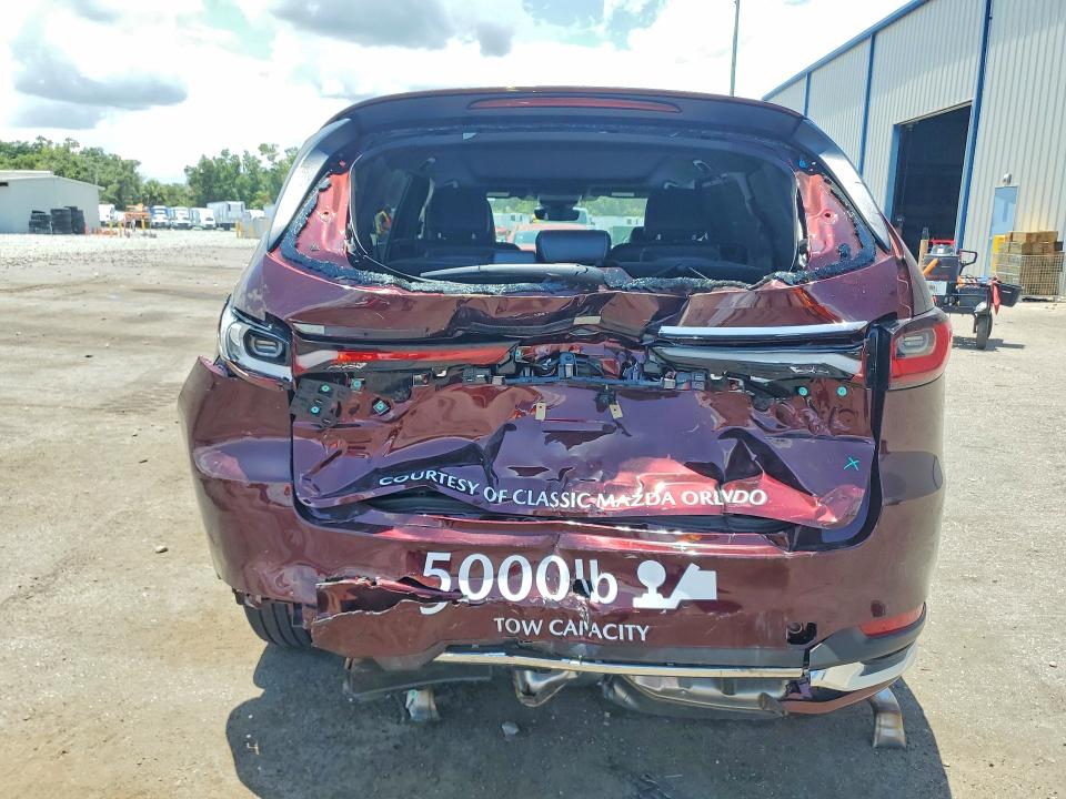 2026 Mazda Cx-90 VIN JM3KKEHC1T1350483 COPART salvage auction — REAR END, Fl - Certificate Of Destruction, sold $13,800 on 2026-07-13 (photo 6)