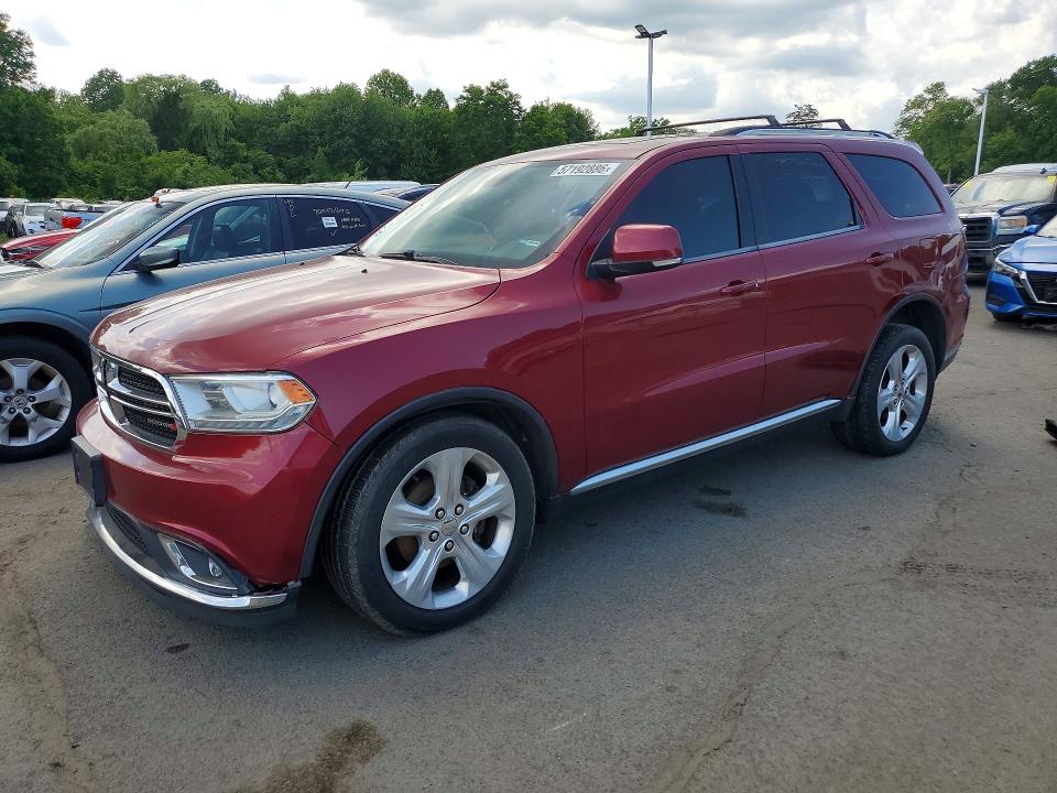 2014 Dodge Durango VIN 1C4RDJDG9EC592299 COPART salvage auction — UNDERCARRIAGE, Ct - Certificate Of Title, sold $3,950 on 2026-09-03 (photo 1)