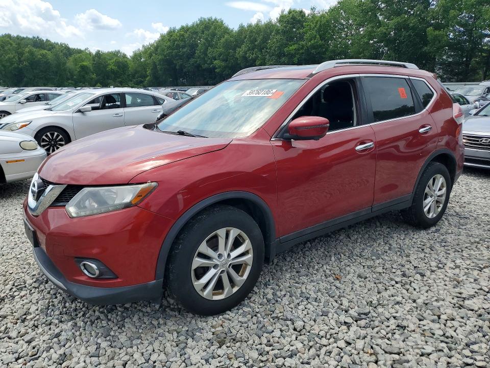 2016 Nissan Rogue VIN 5N1AT2MV6GC814395 COPART salvage auction — SIDE, Ma - Certificate Of Title, sold $575 on 2026-07-09 (photo 1)