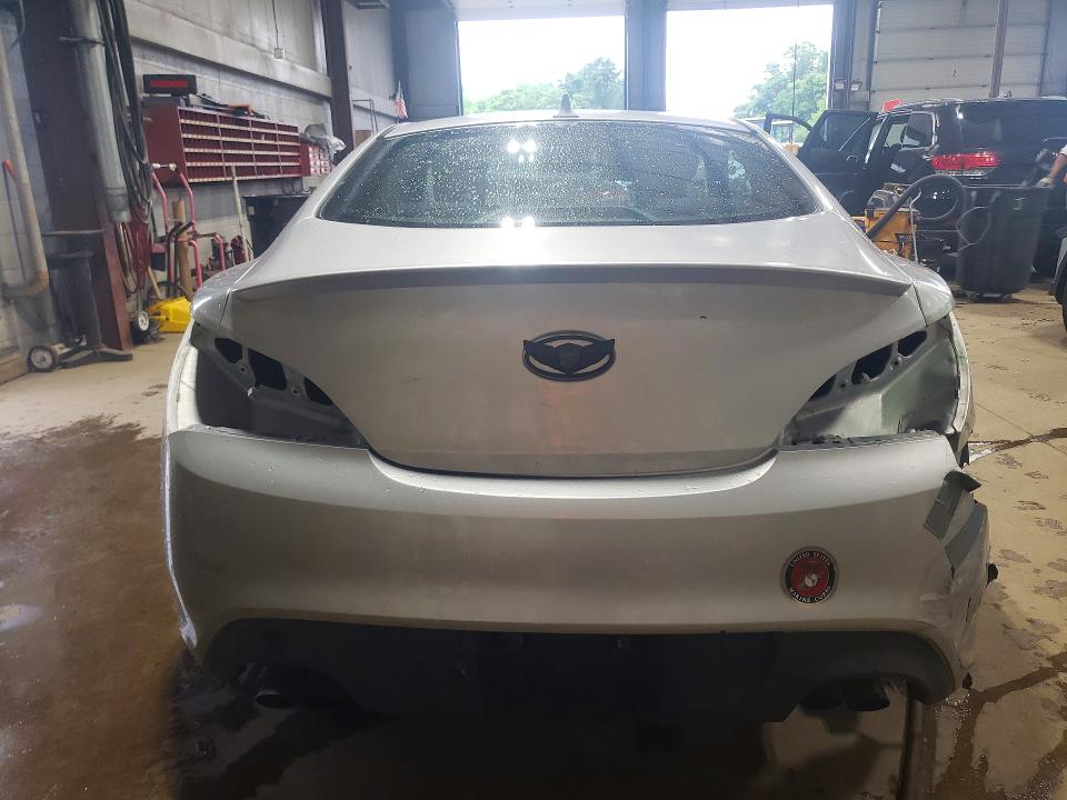 2012 Hyundai Genesis VIN KMHHT6KD8CU067466 COPART salvage auction — REAR END, Ca - Salvage Certificate, sold $550 on 2026-07-31 (photo 6)